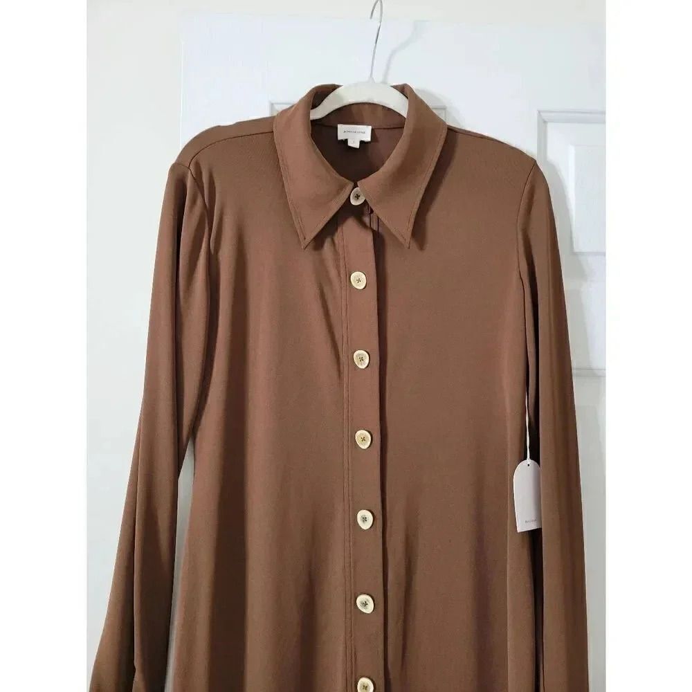 Song of style alice midi dress in chocolate brown Large NWT - Picture 7 of 12